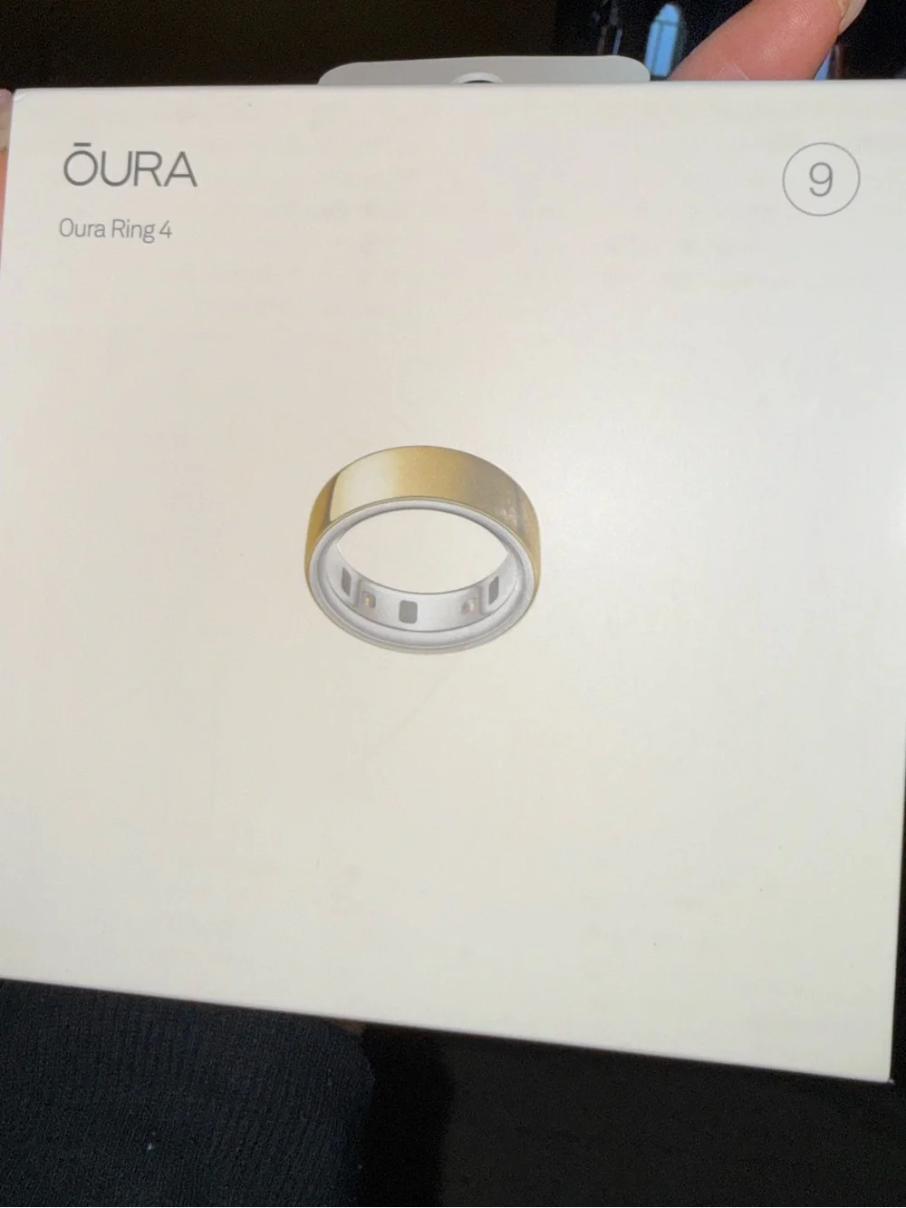 Oura Ring 4 Gold Finish (Size 9)